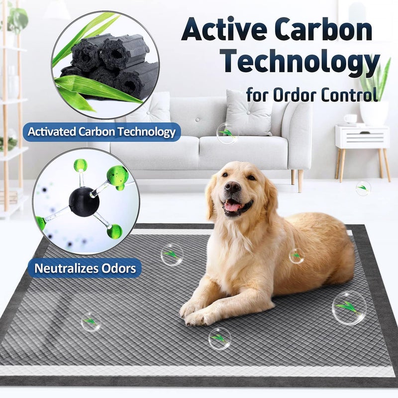 Gimars XXL Thicken 6 Layers Ultra Absorbent Dog Pee Pads Extra Large - Leak-Proof Odor-Control Puppy Training Pads Quick Dry Pee Pads for Dogs - Image 3