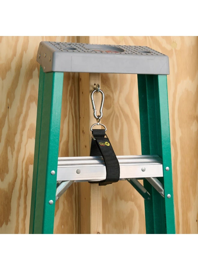 Wrap-It Storage Hook N Hang Storage Strap Black Holds Up To 250 Lbs 24-Inch - Image 4