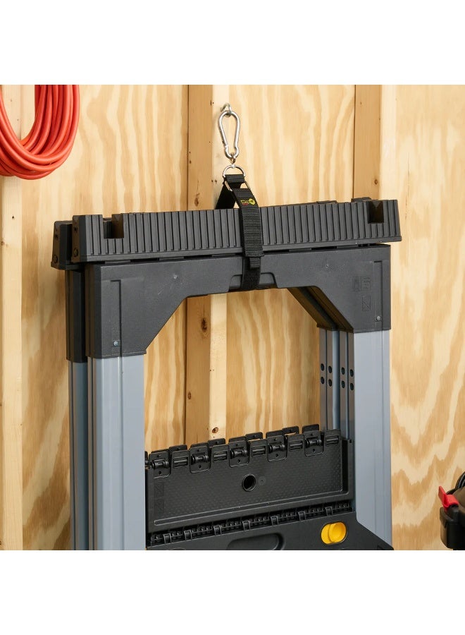 Wrap-It Storage Hook N Hang Storage Strap Black Holds Up To 250 Lbs 24-Inch - Image 5