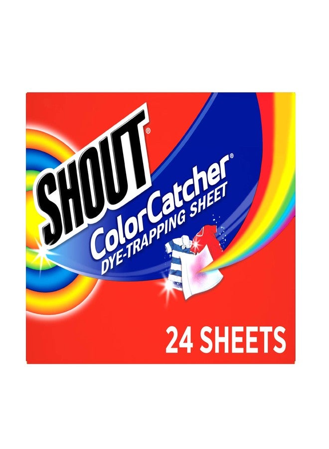 Shout Color Catcher Sheets for Laundry, Allow Mixed Washes, Prevent Color Runs and Maintain Original Clothing, 24 Count - Pack of 1 - Image 1