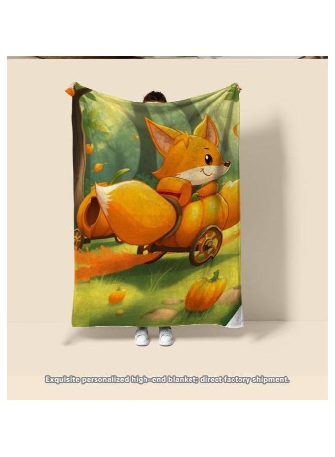general Children's or student cartoon flannel thin blanket (warm and comfortable, suitable for sleep, games) 100cm*150cm - 1076 - Image 4
