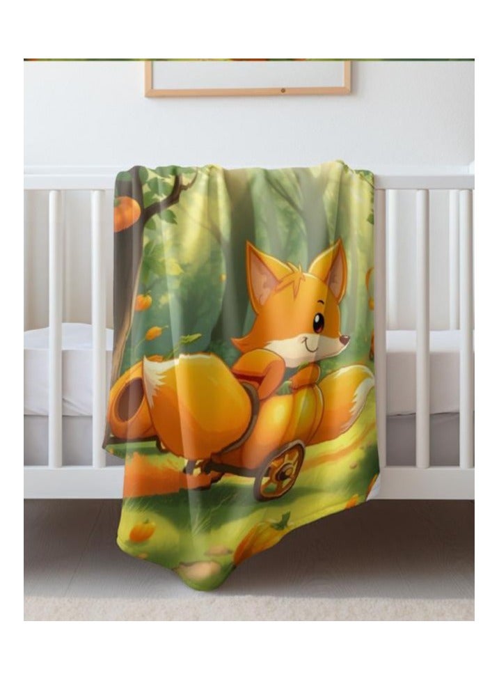 general Children's or student cartoon flannel thin blanket (warm and comfortable, suitable for sleep, games) 100cm*150cm - 1076 - Image 5