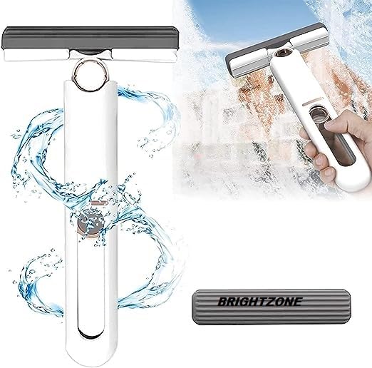 BRIGHTZONE Portable Mini Sponge Mop Household Desktop Glass Cleaning Mop Bathroom Crevice Absorbent Mop HandsFree Lazy Replaceable Mop Head Standard - Image 1