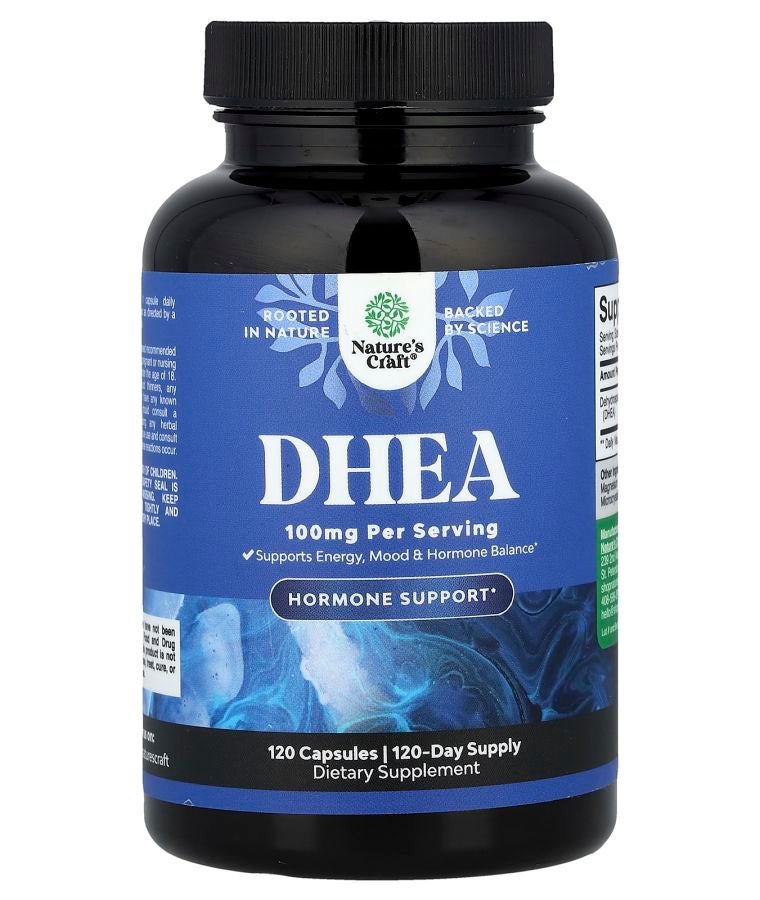 Nature's Craft DHEA 100 mg 120 Capsules