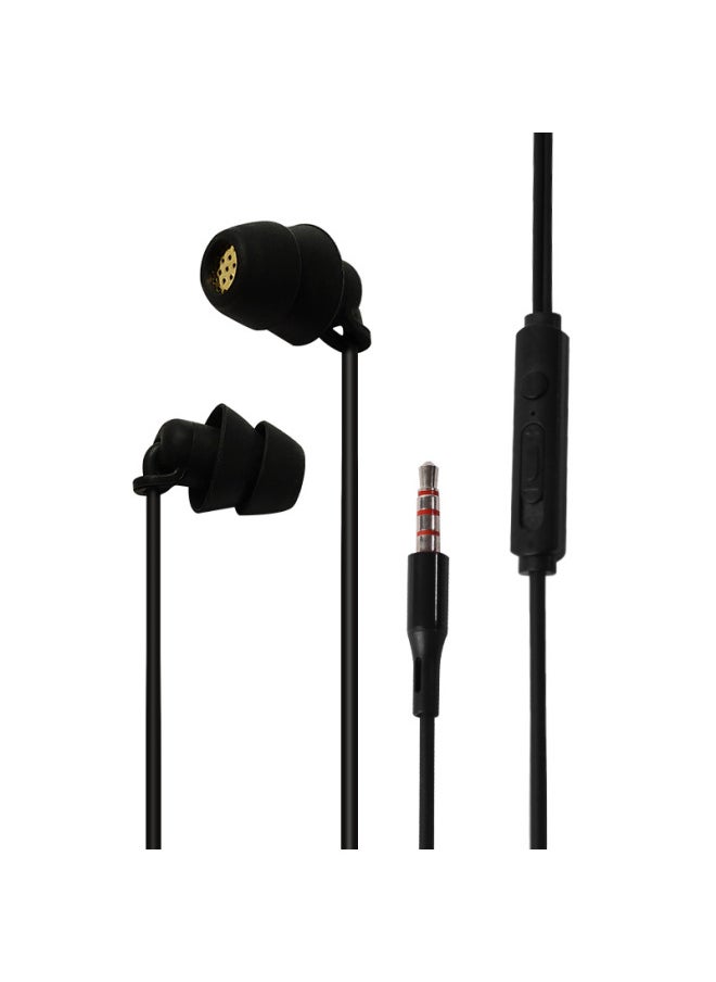 Generic - In-ear Second Generation Sleep Music Bass Boosting Dynamic Ring Earphones Compatible Mobile Computer Digital Devices-Color:Type-C Digital Chip Android/Apple 15 Universal Black Bag - Image 1