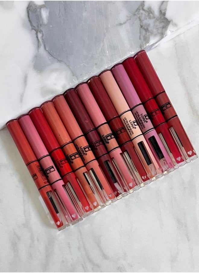 LORA Liquid lipsticks and lip balms in 12 solid colors from Laura  - Image 1