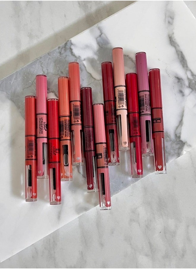 LORA Liquid lipsticks and lip balms in 12 solid colors from Laura  - Image 3