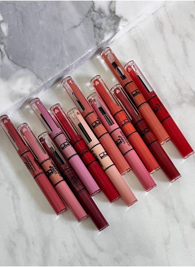 LORA Liquid lipsticks and lip balms in 12 solid colors from Laura  - Image 2