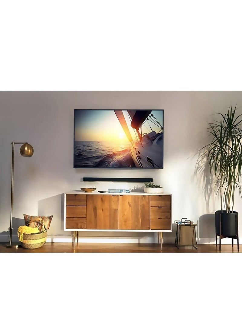 ELTRAZONE Fixed TV Wall Mount Universal, TV Stand/Television Stands for Most 32-82 inch TVs ,TV Mounting Bracket VESA 600X400 mm Up to 50kg,Fits LED LCD OLED Flat Curved Screen TVs - Image 3