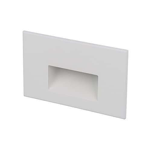 WAC Lighting WAC Landscape Lighting, LEDme 120V LED Horizontal Indoor and Outdoor Step and Wall Light 3000K Built-in LED in White - Image 3
