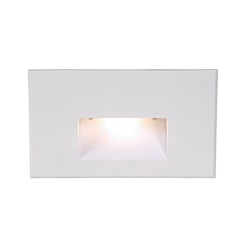 WAC Lighting WAC Landscape Lighting, LEDme 120V LED Horizontal Indoor and Outdoor Step and Wall Light 3000K Built-in LED in White - Image 1
