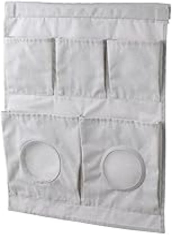 Digital Shoppy Digital Shoppy LEN Hanging Storage, Dotted/Light Grey, 45x64 cm (17 ¾x25 ¼) 