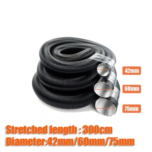 Wuyangcun Aluminum Foil Air Duct Pipe 300CM Versatile Flexible Install Hot Cold Air Ducting for 2KW Air Diesel Heaters in Vehicles and Machinery 60mm - Image 3