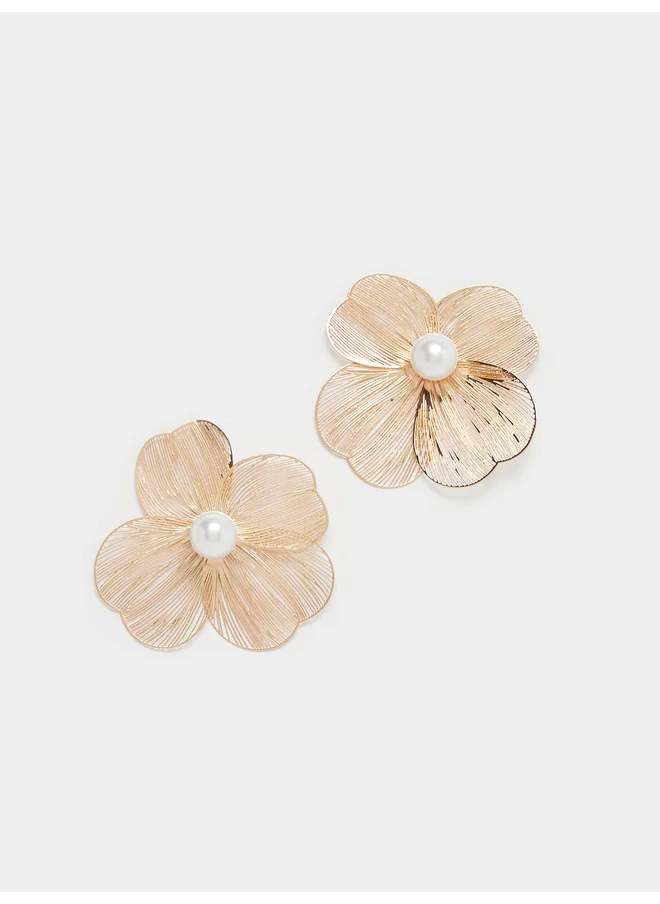 Styli Styli Floral Oversize Earrings