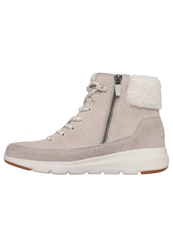 SKECHERS Women's Winter Boot Snow, Taupe, 40 EU - Image 2