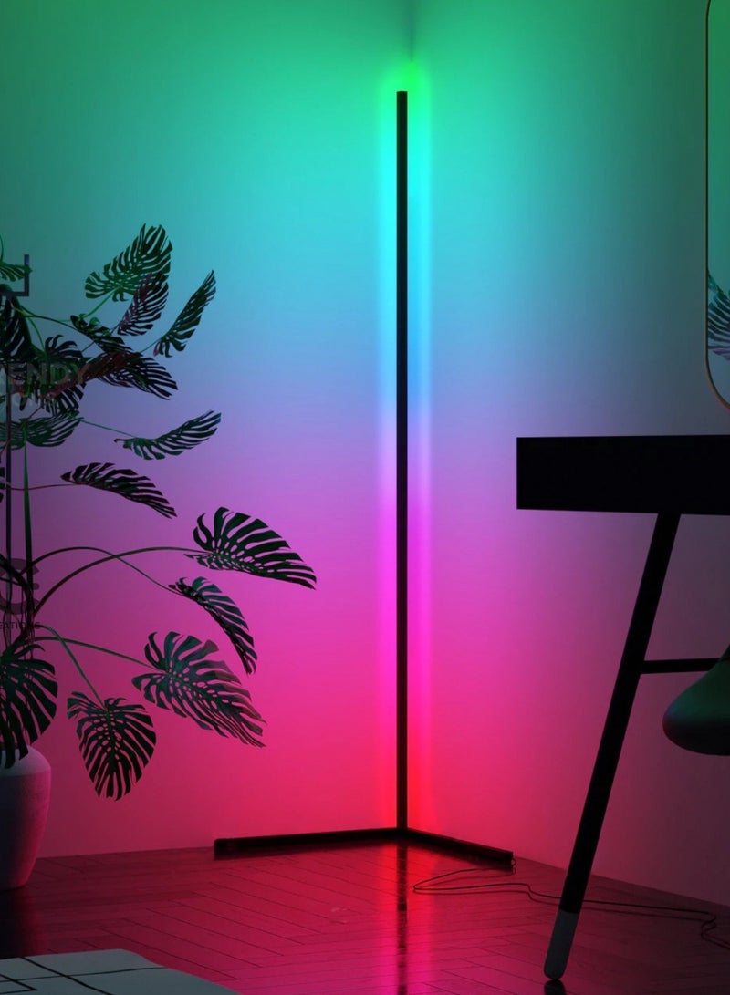 مصباح زاوية بتدرج RGB - مصباح LED ملون قابل للتحكم عن بُعد للغرفة والمعيشة - Image 2
