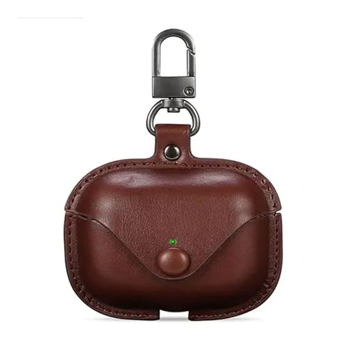 Like Star AirPod Pro/Pro2 Camouflage Leather case Cover Shockproof with Loss Prevention Clip for Apple Air-Pods Pro/Pro2 Wireless Charging Case (Army Grey) - Image 1