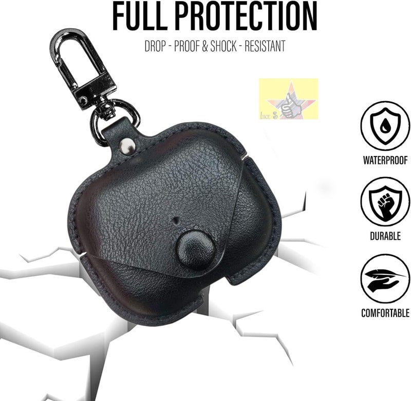 Like Star AirPod Pro/Pro2 Camouflage Leather case Cover Shockproof with Loss Prevention Clip for Apple Air-Pods Pro/Pro2 Wireless Charging Case (Army Grey) - Image 5