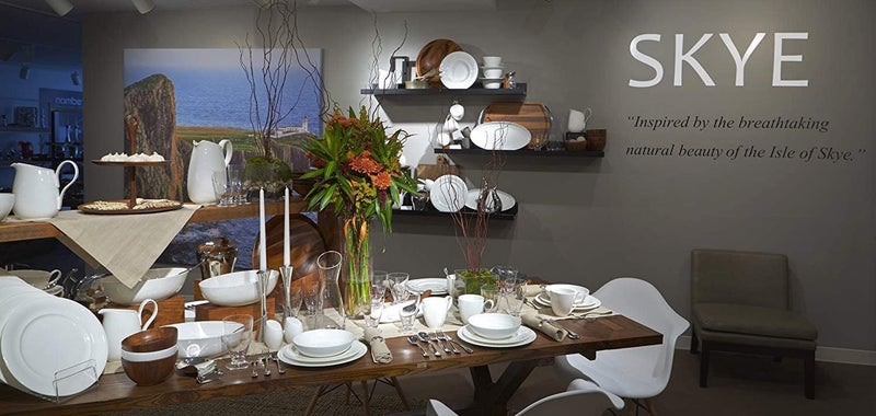 Nambe وعاء سلطة فردي من نامبي سكاي وود - أوعية سلطة صغيرة لتقديم السلطة والمعكرونة والفواكه والمكسرات والحلويات - مصنوعة من خشب الأكاسيا - 9 بوصة قطر × 2 بوصة ارتفاع - تصميم روبن ليفين - Image 3