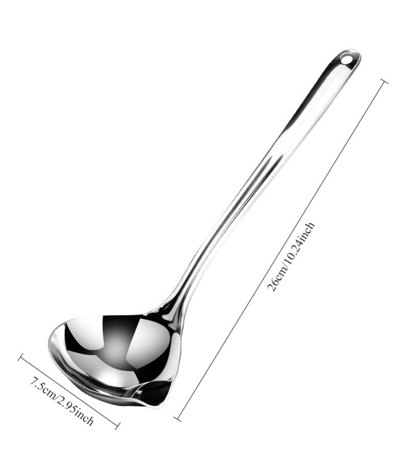 Stainless Steel Oil Separator Household Kitchen Tool Gravy Fat Separator Soup Spoon Skimmer Grease Filter For Hot Pot - Image 3