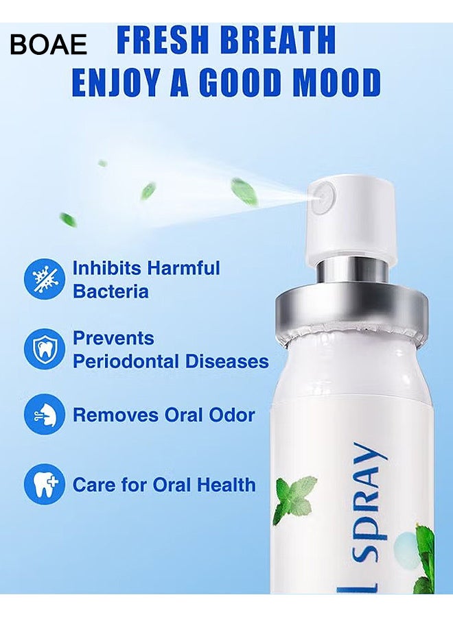 BOAE Multi Effeet Fresh Oral Spray 20ml, Bad Breath Treatment For Adults, Mint Flavor Mouth Freshener, Effective Mouth Spray, Breath Freshener Spray, Oral Care Spray, Mouth Healthy Care - Image 5