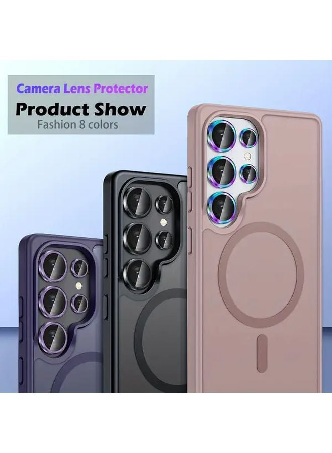 Black Galaxy S25 Ultra Thin Tempered Glass Camera Lens Protector Scratch Resistant with Aluminum Edging - Image 4