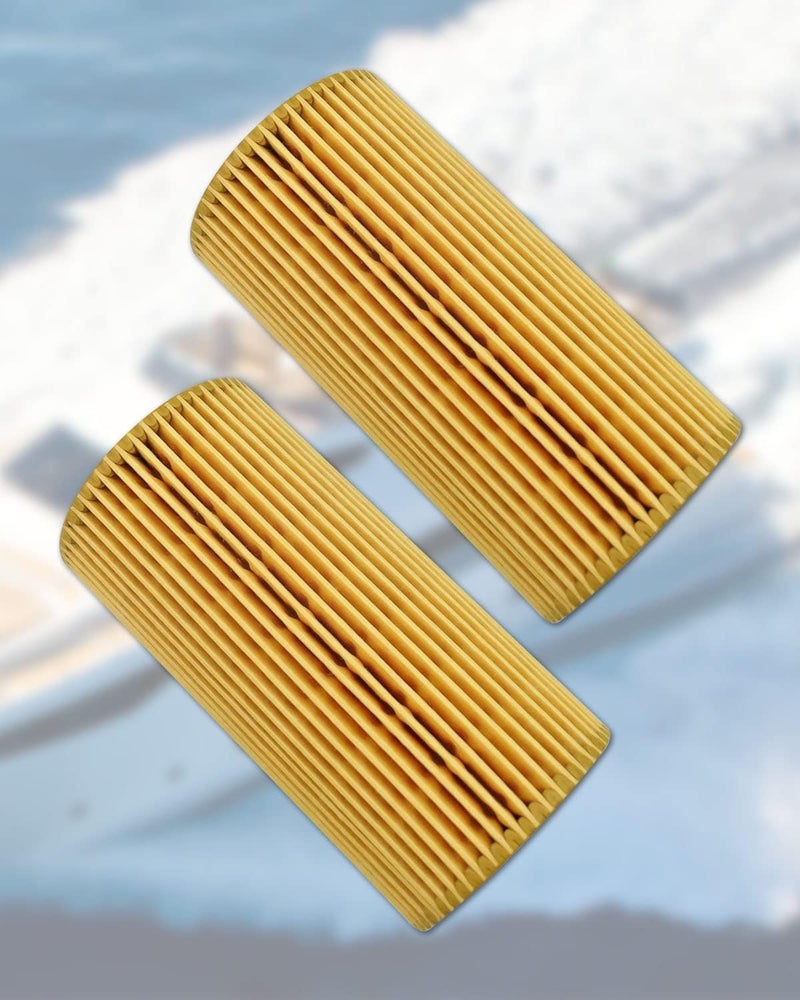 QLZOZB 8692305 Oil Filter Element for Volvo Penta Marine - 2 Pcs with Seal - Image 5