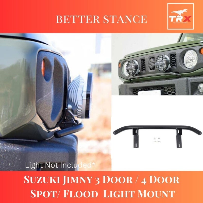  تي ار اكس اوتو قاعدة تركيب كشافات أمامية من TRX AUTO لسيارة Suzuki Jimny 2018–2025 – تصميم ألمنيوم خفيف الوزن - Image 3