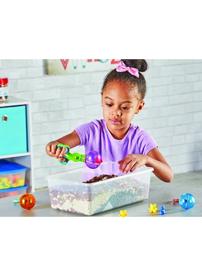 Learning Resources Handy Scoopers, Set Of 4 Fine Motor Skill Tools For Kids - Image 4