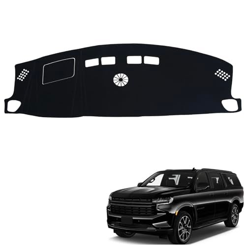 KEEGTBOX Dash Mat Cover Interior Dashboard Protector pad Compatible with Chevrolet Suburban/Tahoe & GMC Yukon (Excluding Yukon Denali) 2021-2024 Dashboard Mat Cover Pad Carpet Protector - Image 1