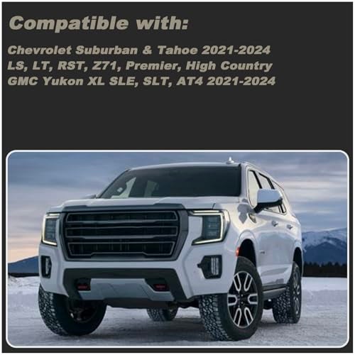 KEEGTBOX Dash Mat Cover Interior Dashboard Protector pad Compatible with Chevrolet Suburban/Tahoe & GMC Yukon (Excluding Yukon Denali) 2021-2024 Dashboard Mat Cover Pad Carpet Protector - Image 4