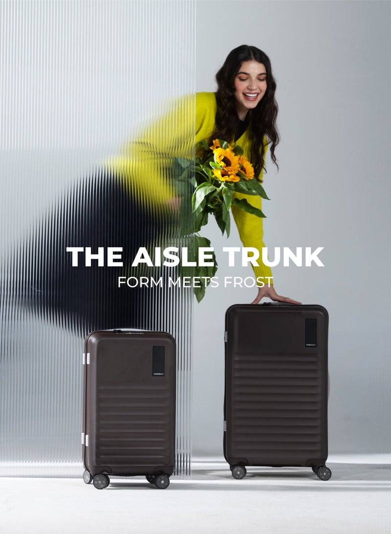 Mokobara The Aisle Trunk Set Of 2 - Durable Polycarbonate Material | Cool Beans, Brown - Image 2