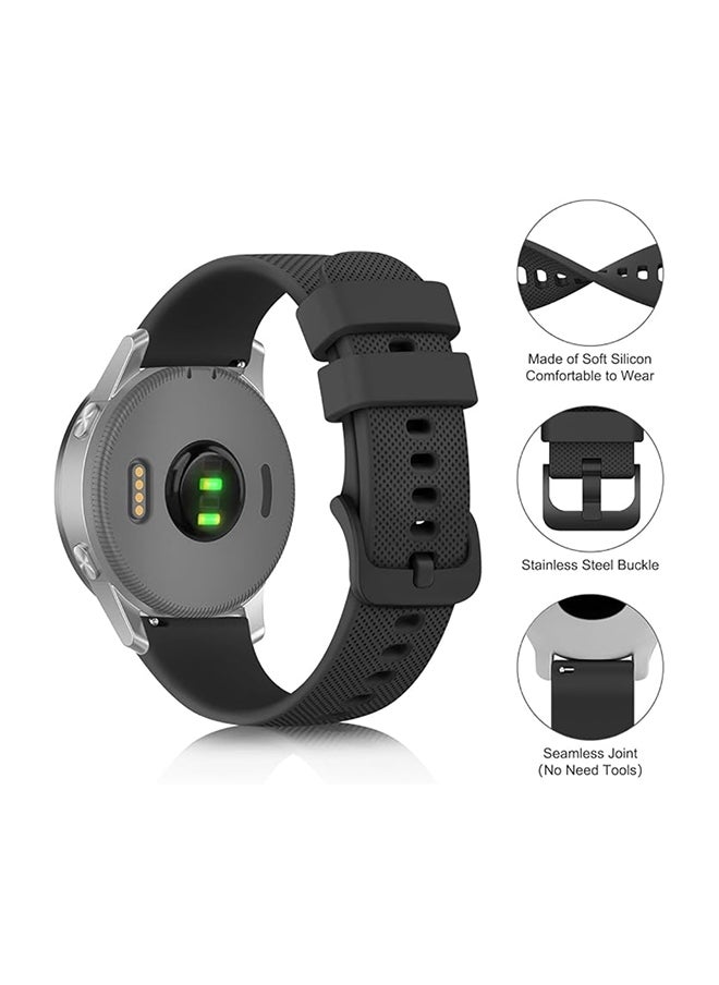 O Ozone Silicone Bands For Samsung Galaxy Watch 3 45mm Galaxy Watch 46mm , 22mm Silicone Sports Replacement Strap with Metal Buckle for Women Men (Pack of 6)  - Image 2