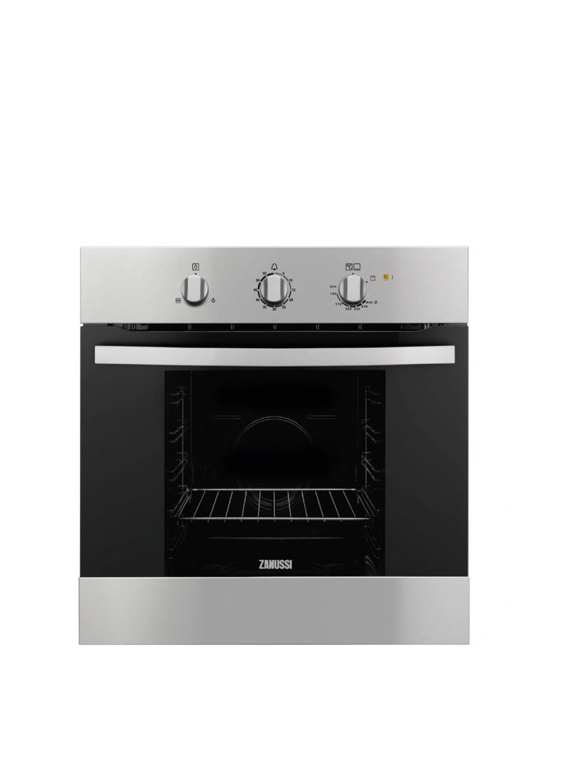 ZANUSSI Zanussi Built In Oven 60 cm - Gas - Grill Safety- Stainless Steel - ZQENF1X1 