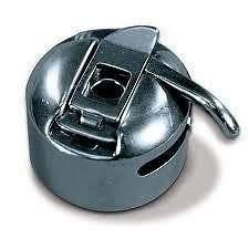 advancedestore Handpicked Metal Home Sewing Machine Bobbins Outer Case with Designing Triangle Scales for Singer Usha Pack of 2