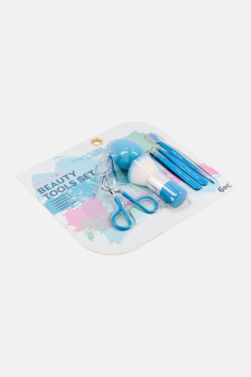 Olivia Rose 6 Pieces Beauty Tools Set, Blue - Image 2