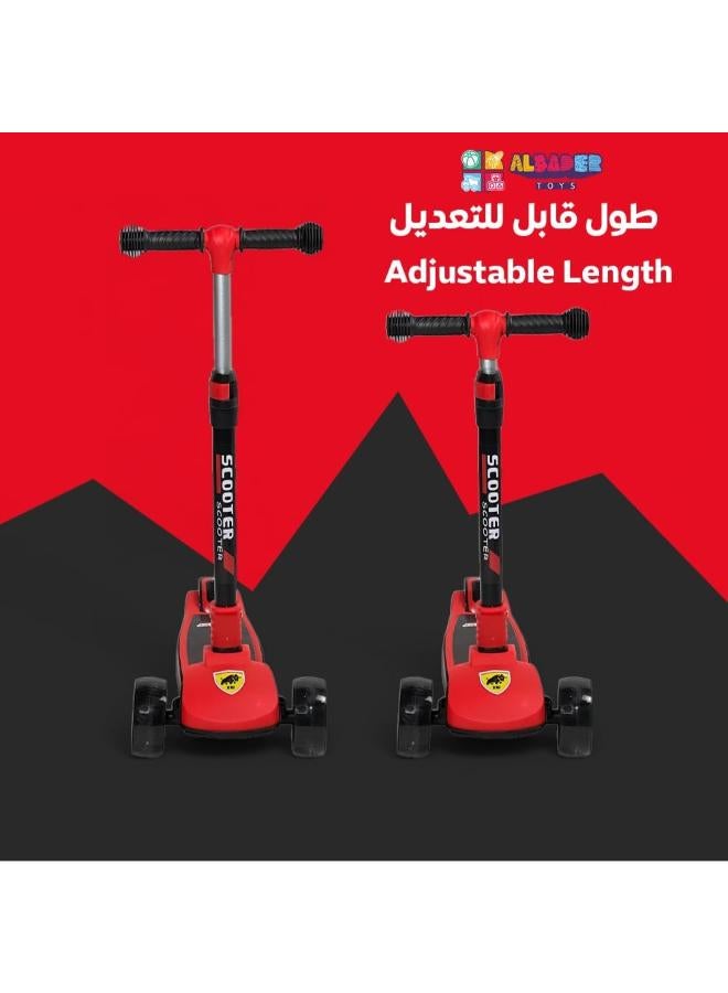 سكوتر ألبادر القابل للطي بثلاث عجلات للأطفال من سن 3 إلى 9 سنوات - Image 3