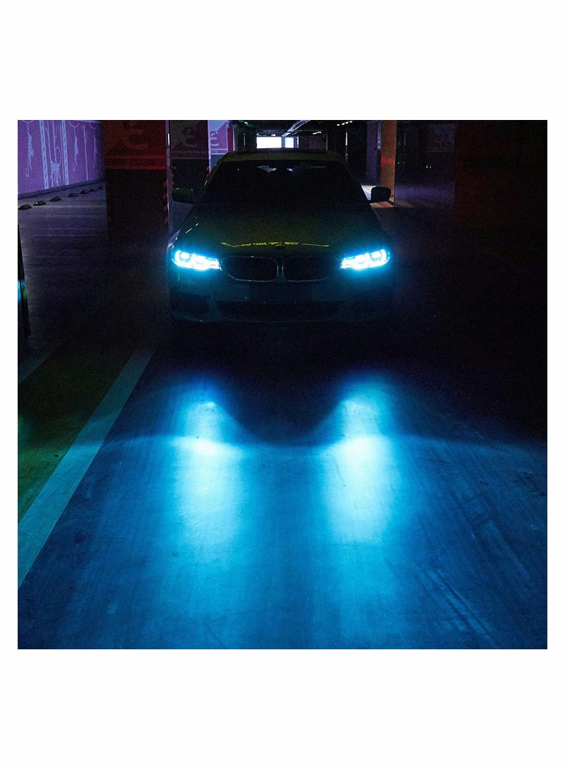 MUNTAQI 11.8''x70.8'' Navy Blue Vinyl Film Self Adhesive Auto Car Tint for Headlight Taillight Fog Light - Image 3