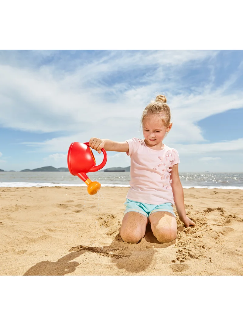 هيب Hape Watering Can Sand & Beach Toy – Red | Easy-to-Tote Gardening Tool for Kids | Durable, Non-Toxic Toy for Outdoor and Beach Play | Ages 2+