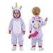 TONWHAR Infants Toddlers Halloween Cosplay Unicorn Costume Kids Animal Outfit Snowsuit4TPurple Unicorn - Image 3