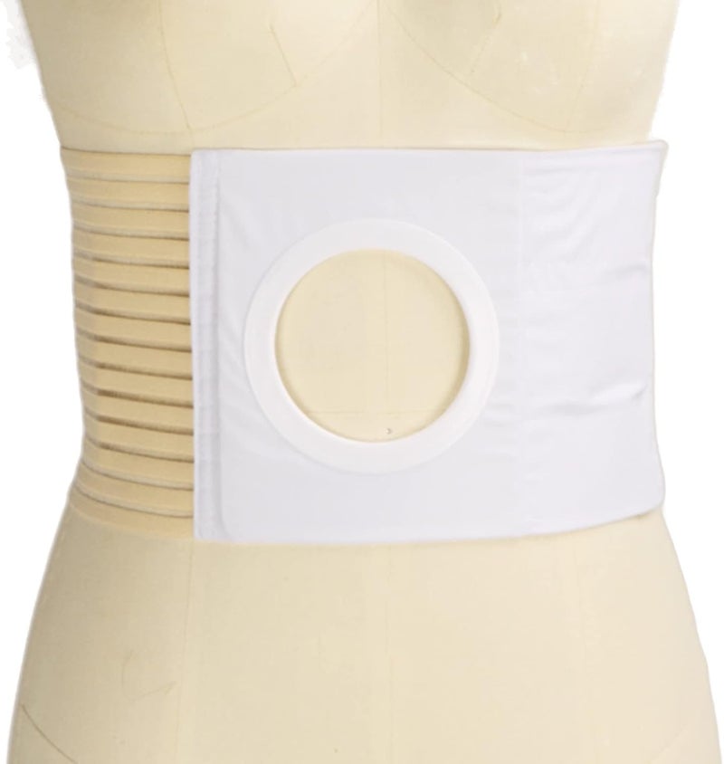klarako Ostomy Hernia Support Ostomy Hernia Support Belt, Breathable Sweat Absorbing Elastic Hernia Ostomy Support Belt for Colostomy Patients (XL) - Image 3