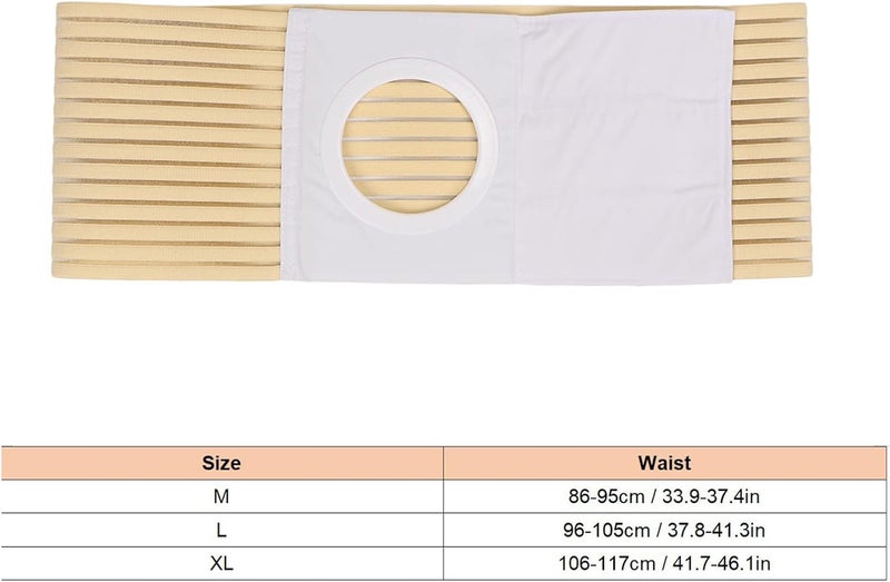 klarako Ostomy Hernia Support Ostomy Hernia Support Belt, Breathable Sweat Absorbing Elastic Hernia Ostomy Support Belt for Colostomy Patients (XL) - Image 4