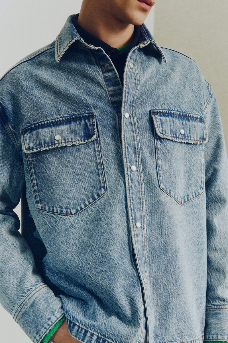 H&M Regular Fit Denim shirt