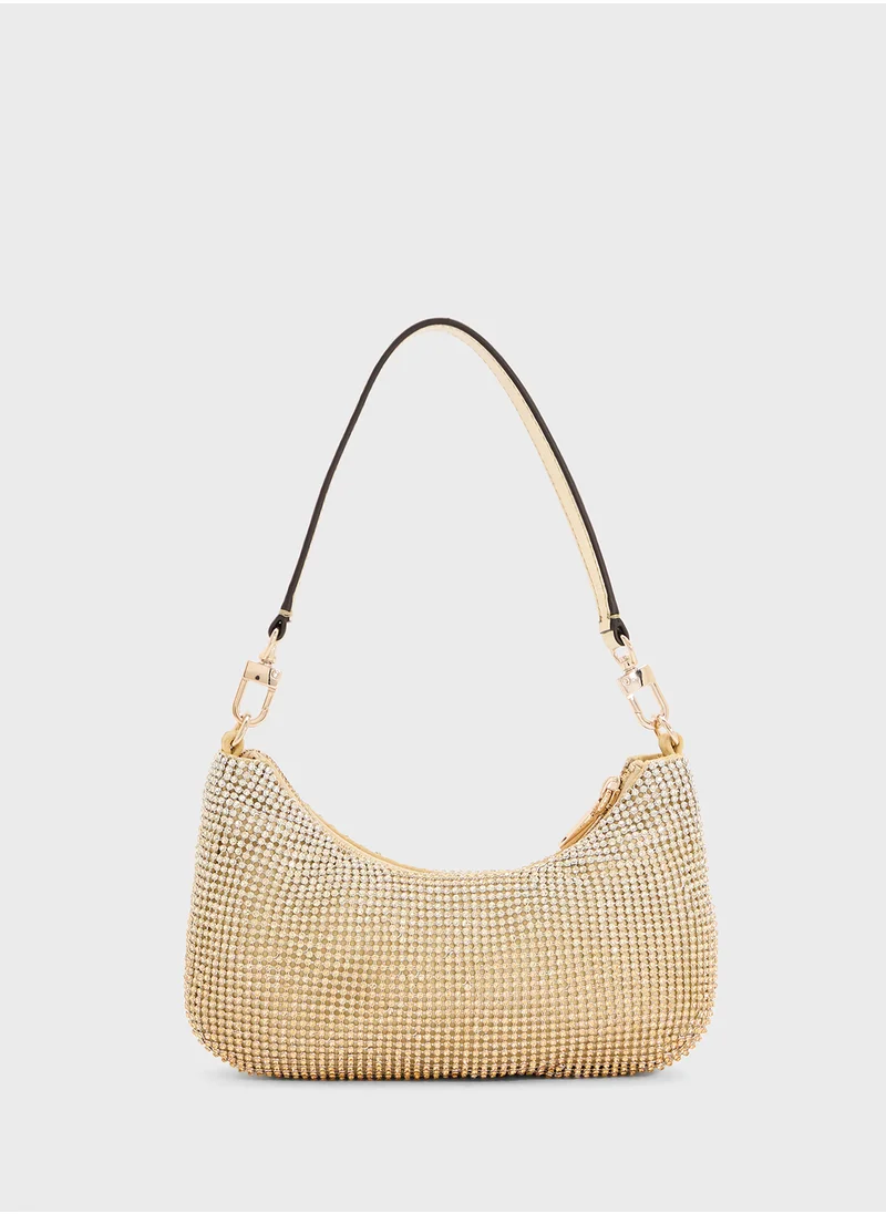 جس Zalina Mini Top Zip Shoulder Bag