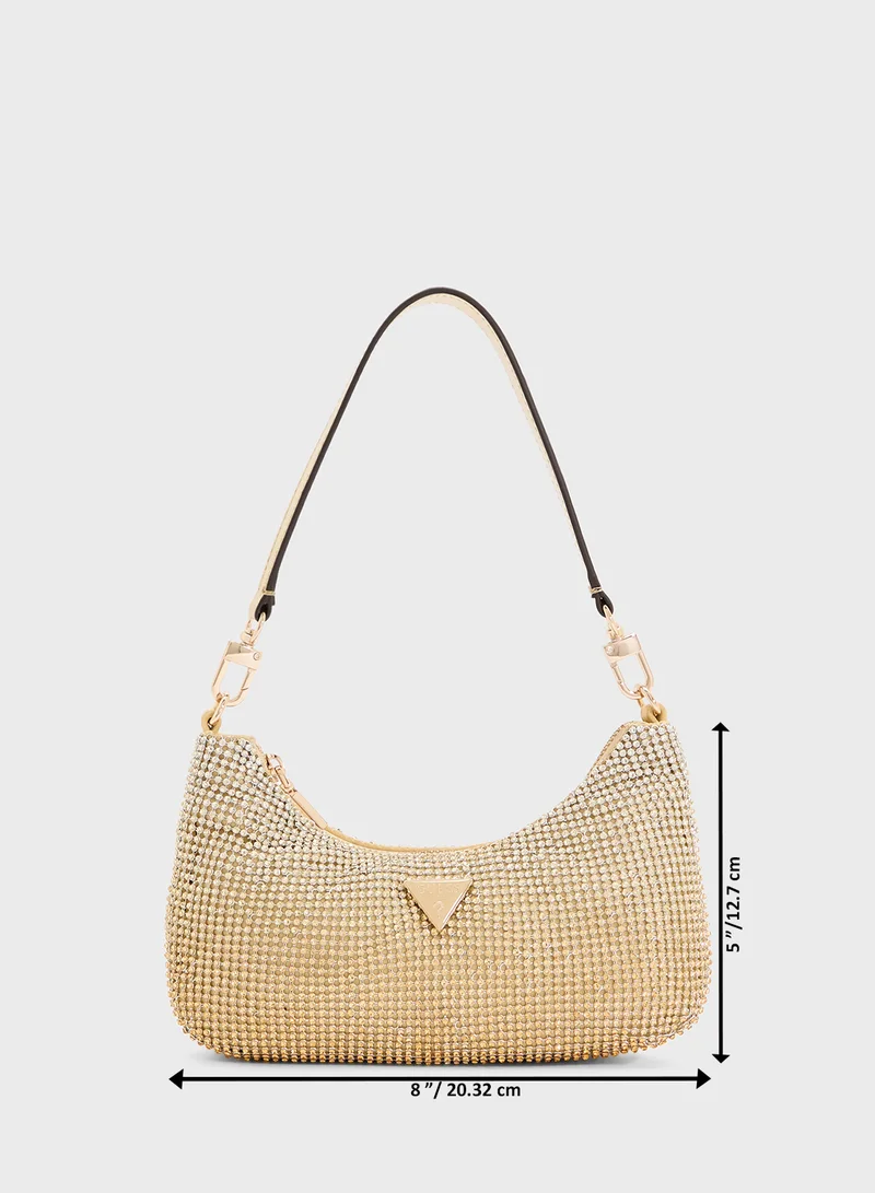 GUESS Zalina Mini Top Zip Shoulder Bag