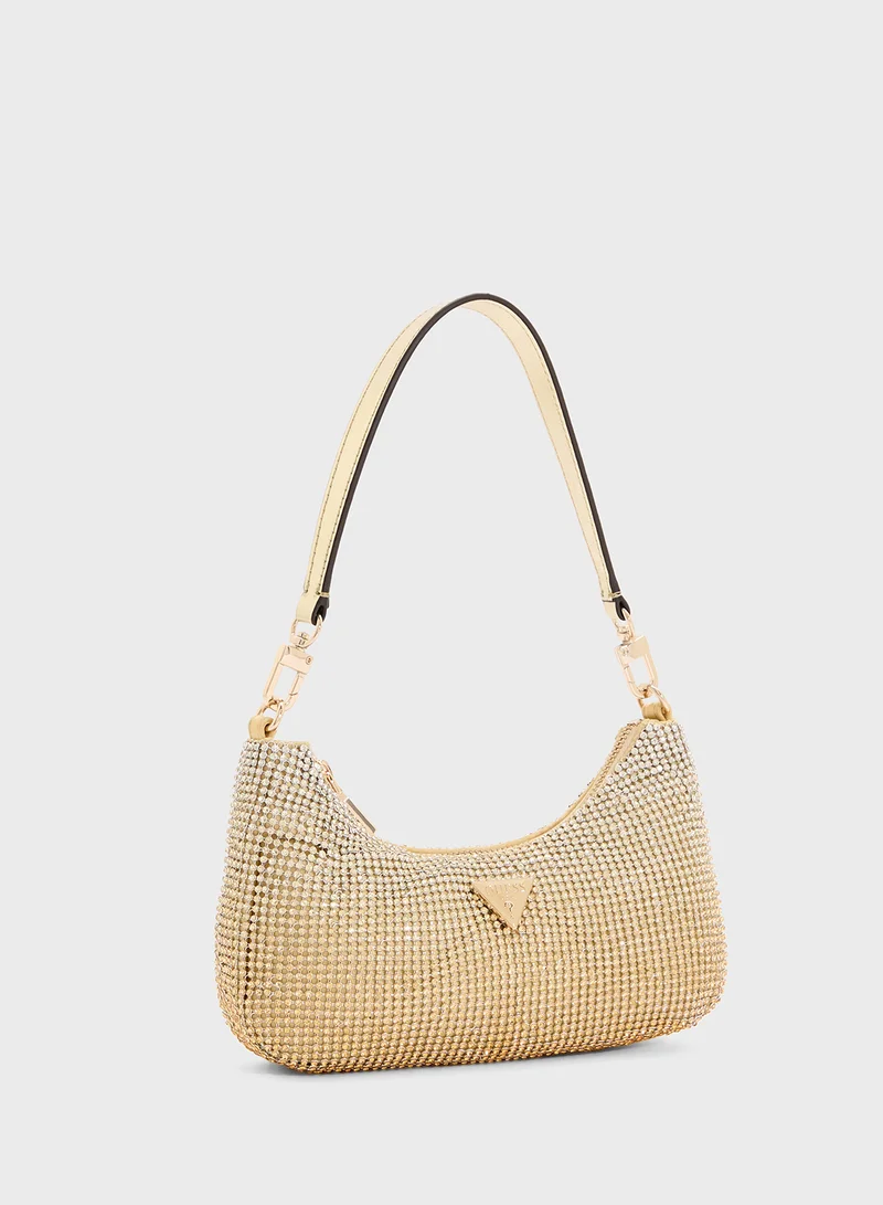 GUESS Zalina Mini Top Zip Shoulder Bag