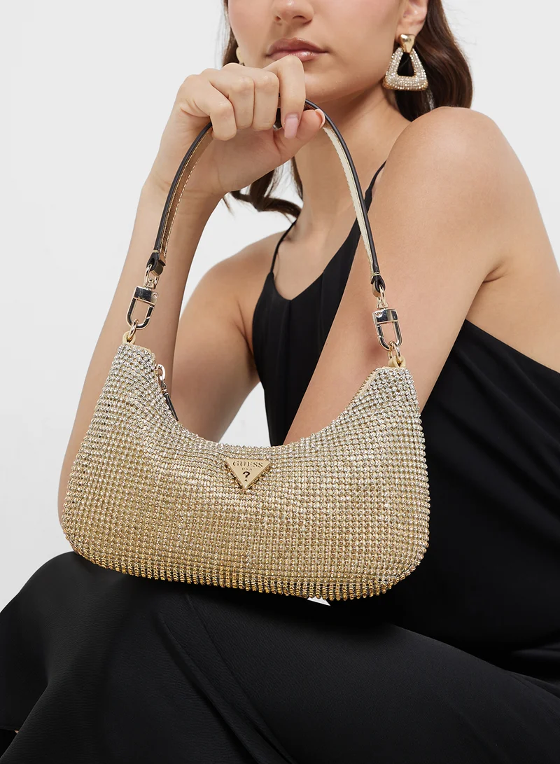 GUESS Zalina Mini Top Zip Shoulder Bag