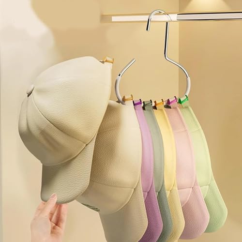 MosQuick® 2 pcs Multipurpose Hangers Anti-slip Oval hooks for hanging clothes Stainless steel Space saving hanger for wardrobe round hooks for hanging ties belts scarves dupattas caps (silver & black) - Image 5