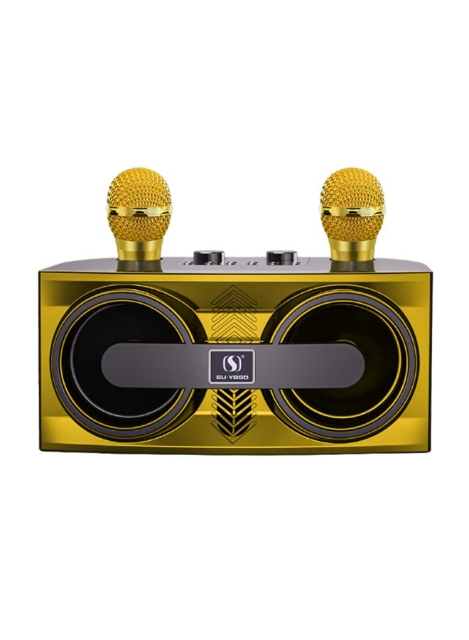 سمارت بيري M25 Karaoke Machine for Adults  Kids – Portable Bluetooth PA Speaker System with 2 Wireless Microphones, Rechargeable Battery, and Multi-Port Connectivity for Indoor  Outdoor Parties, Family Singing  Events - Image 1
