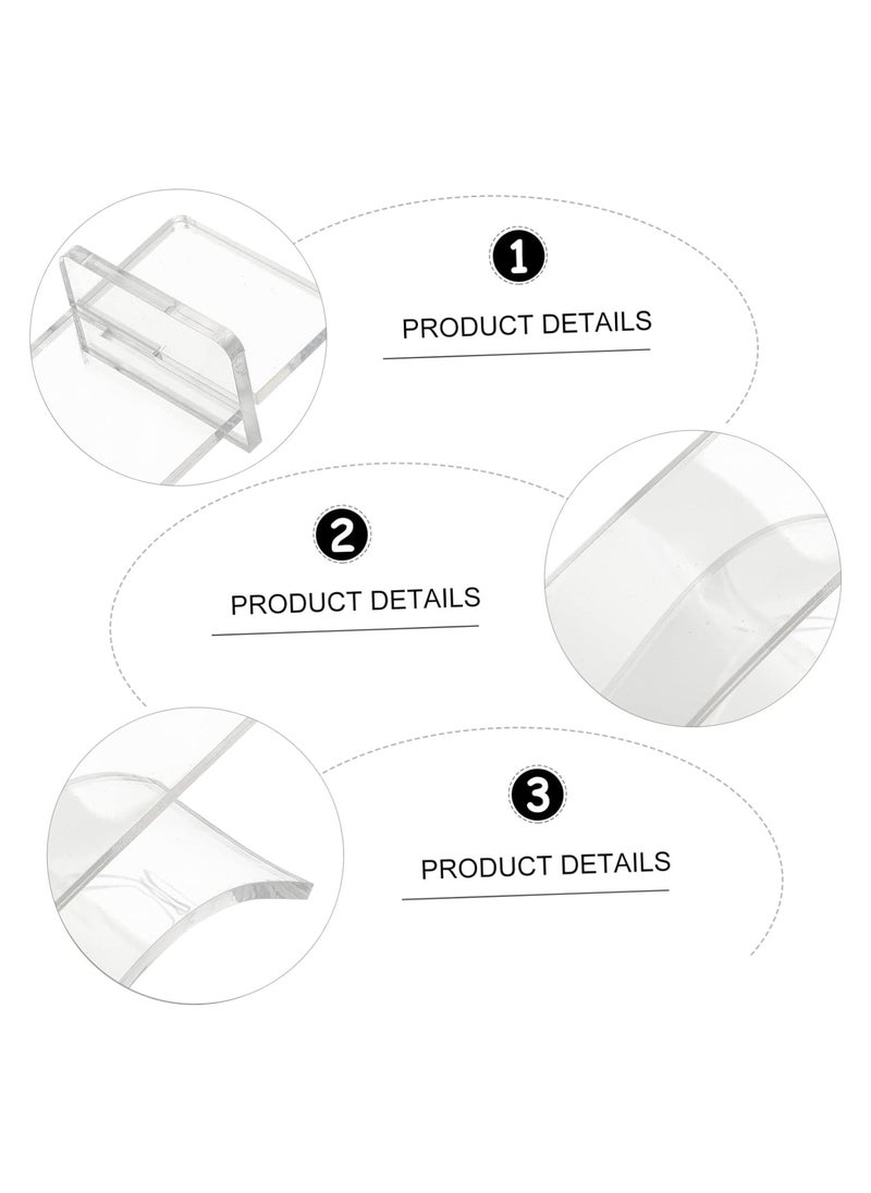 Generic - 2-Pack Clear Acrylic Shoe Display Stand, Shoe Storage Rack for Sneakers and Sandals, Flat Shoe Holder, Stylish Acrylic Shoe Shelf for Organized Storage and Showcase. - Image 1